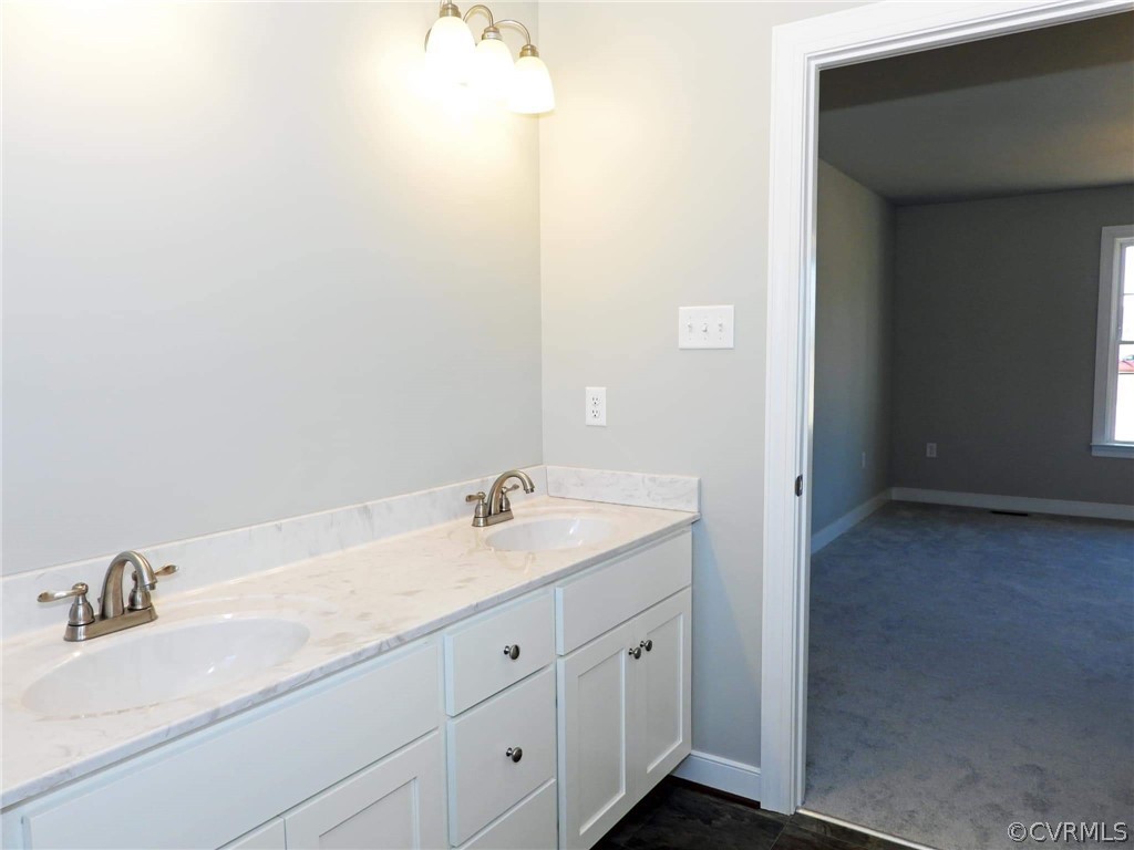 4608 Pin Oak Road Prospect, VA 23960 - Photo 23 of 29 a bathroom with a sink and a mirror