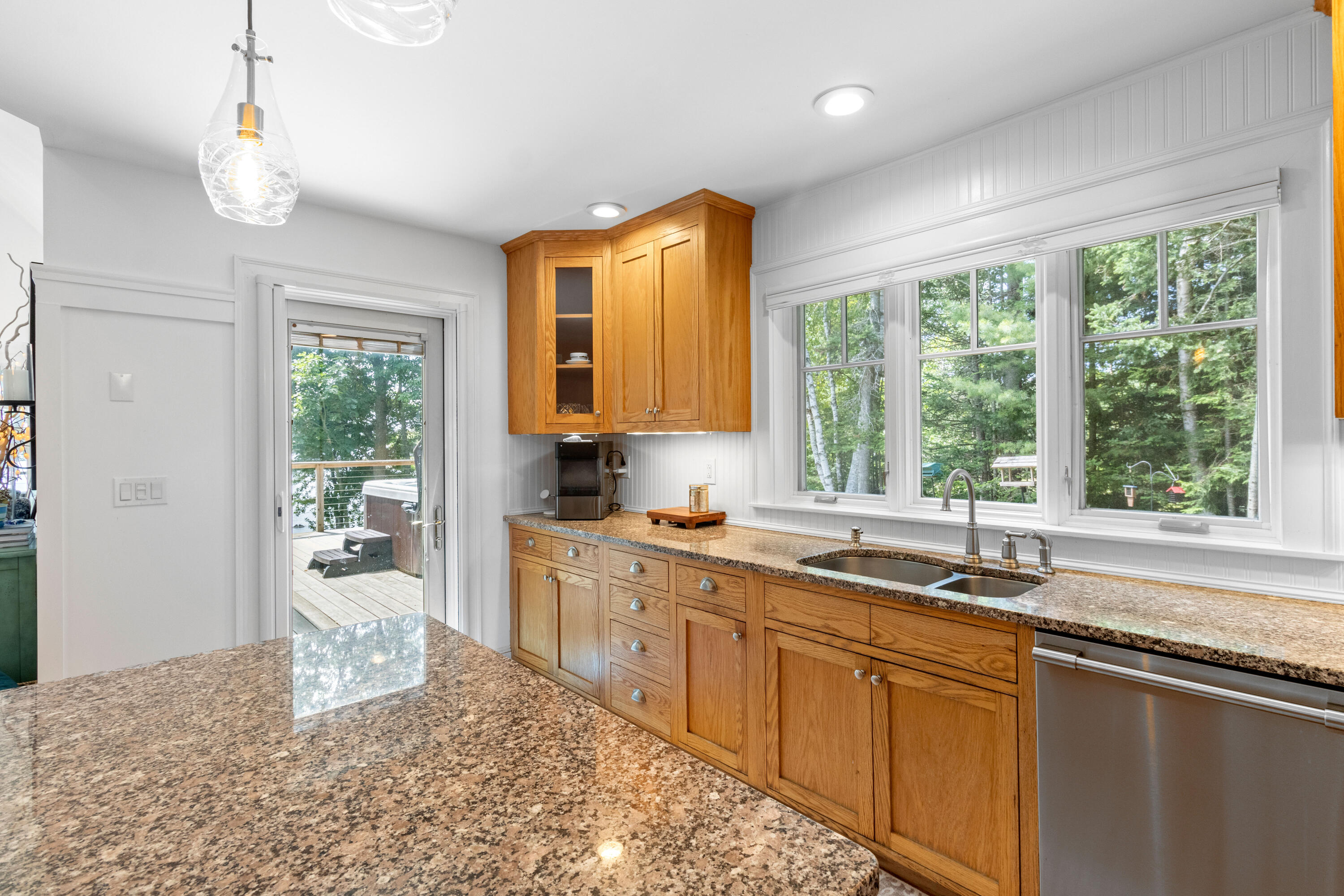95 Osprey Reach Road Stockton Springs, ME 04981 - Photo 31 of 72 Kitchen looking outside