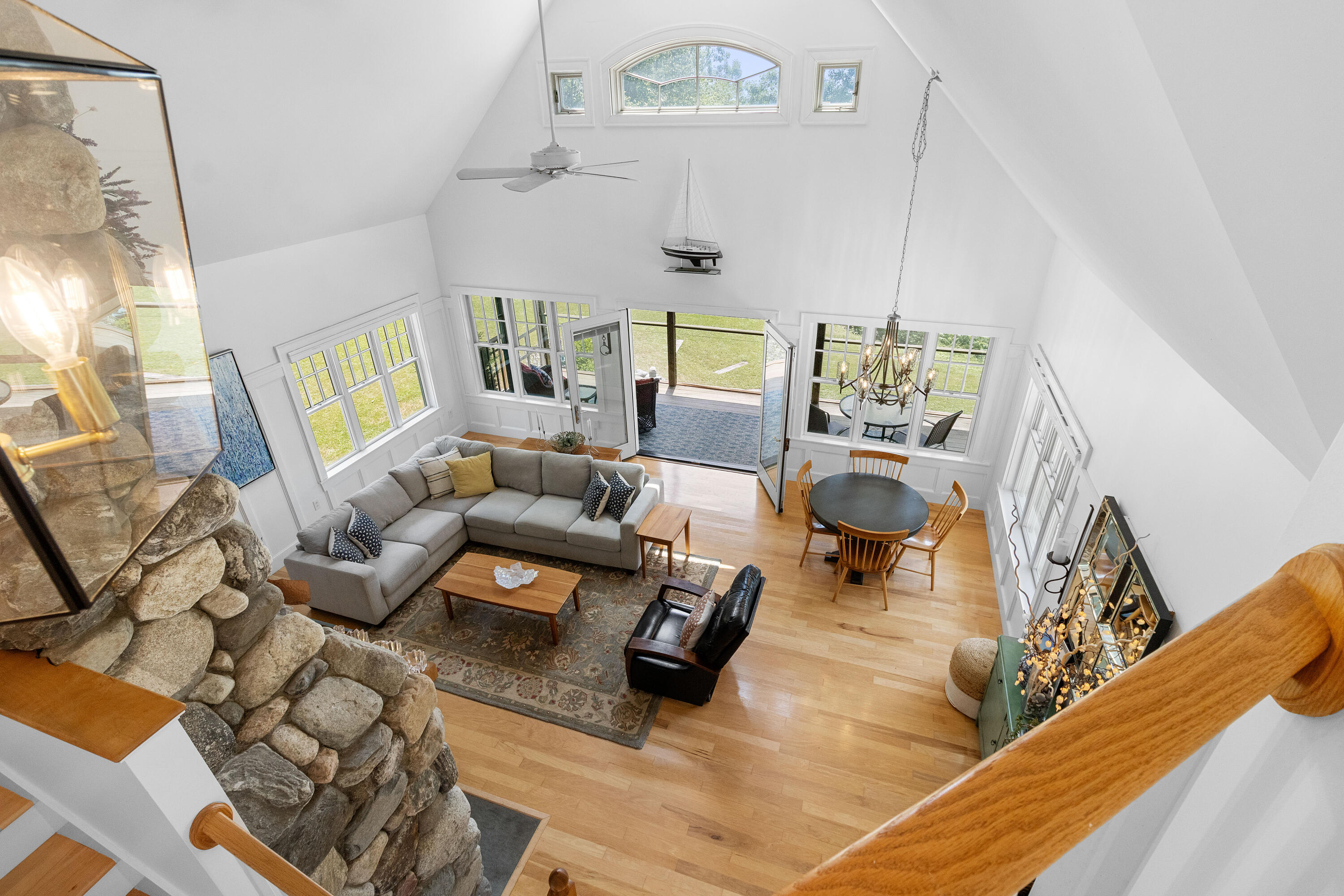 95 Osprey Reach Road Stockton Springs, ME 04981 - Photo 56 of 72 looking down from second floor