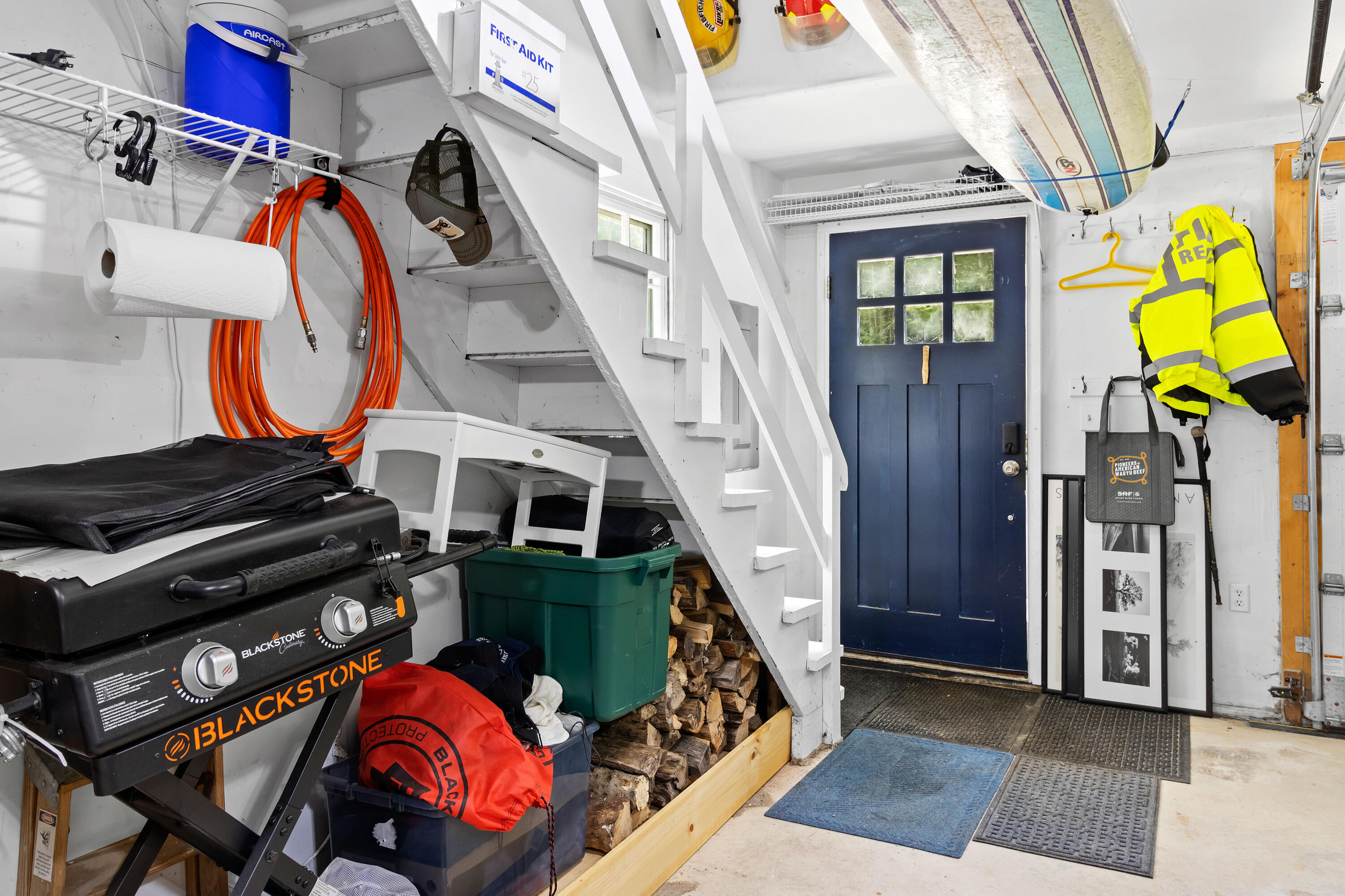 95 Osprey Reach Road Stockton Springs, ME 04981 - Photo 63 of 72 Stairs inside garge