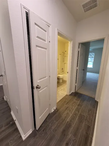 wooden floor in a gallery