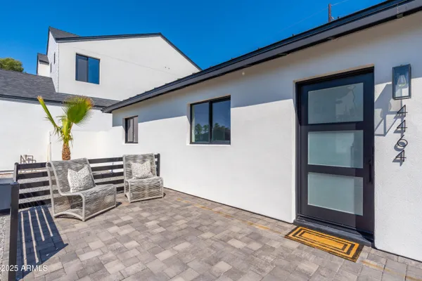 a view of outdoor space and deck