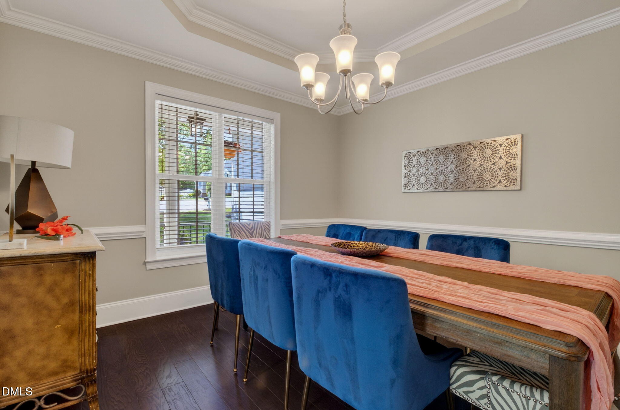59 Ariel Court Garner, NC 27529 - Photo 7 of 36 a view of a dining room with furniture window and wooden floor