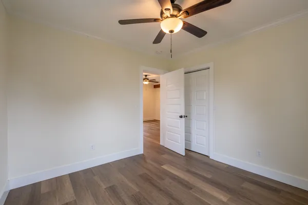 wooden floor in an empty room