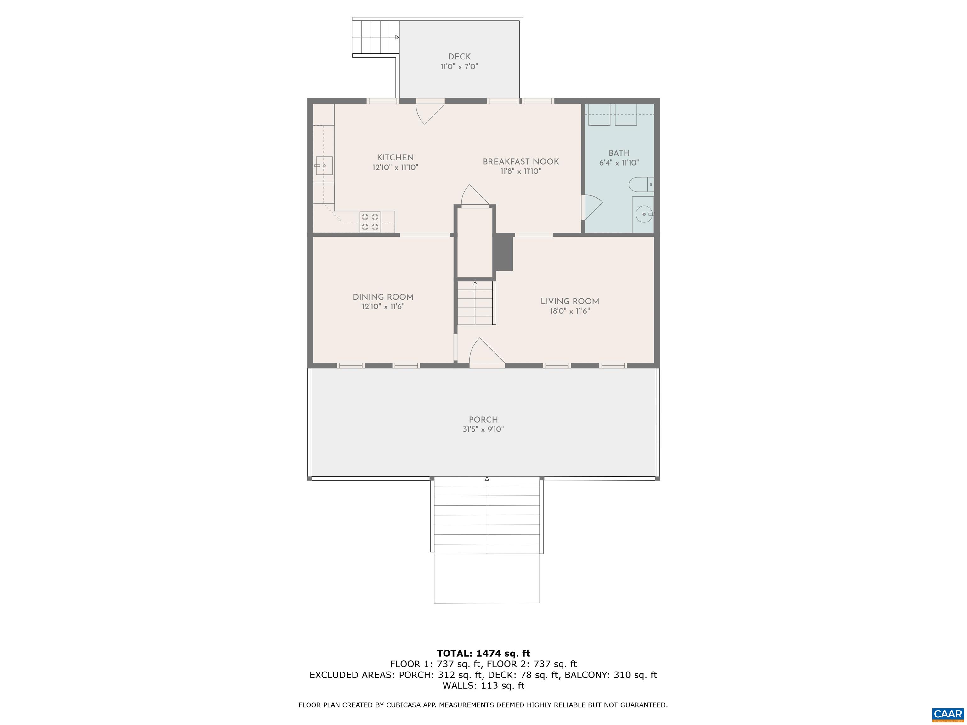 13259 Stonehouse Mountain Road Culpeper, VA 22701 - Photo 30 of 31 a picture of a room with a floor plan