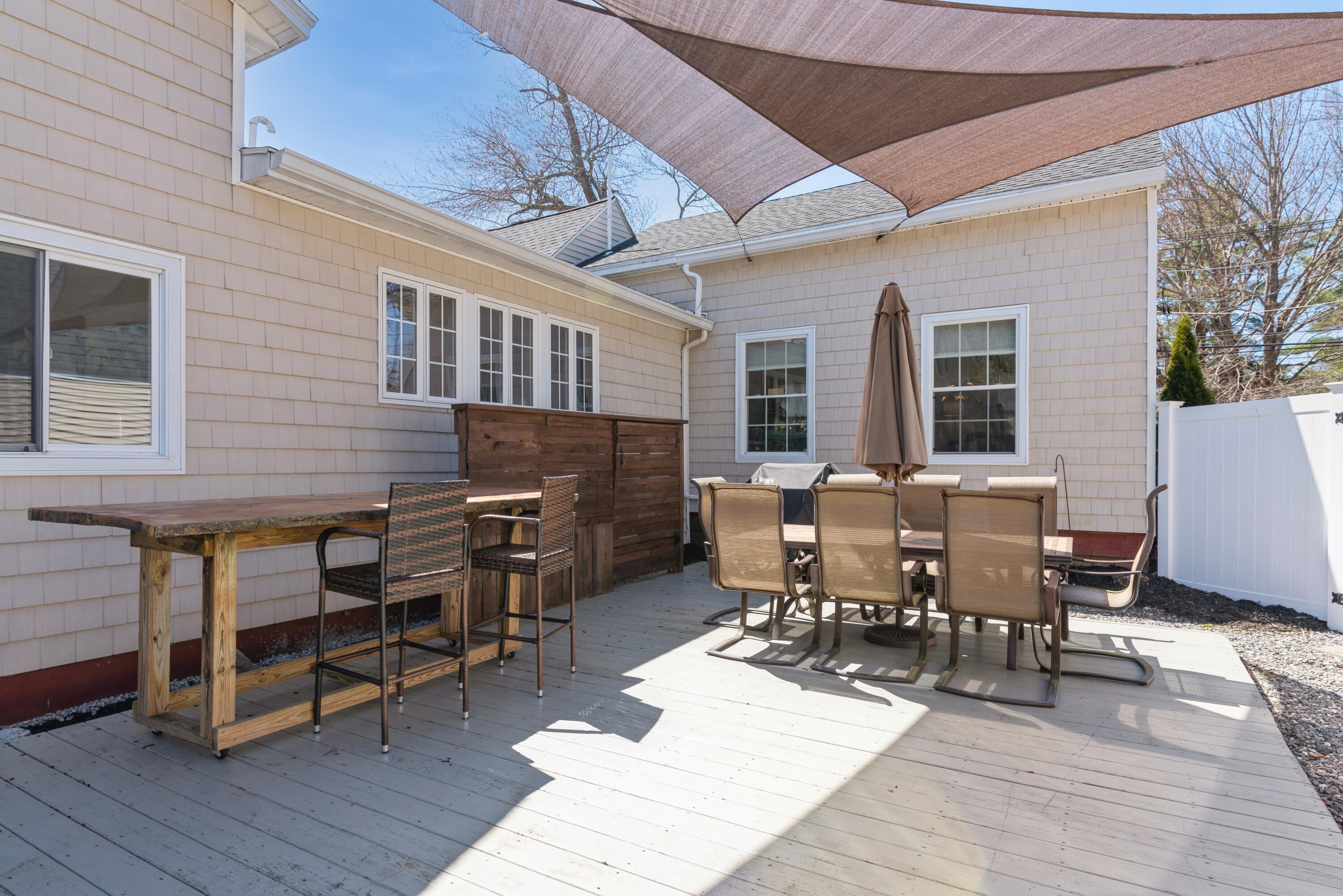 236 Ferry Road Saco, ME 04072 - Photo 6 of 39 Patio w/ Shade Sails