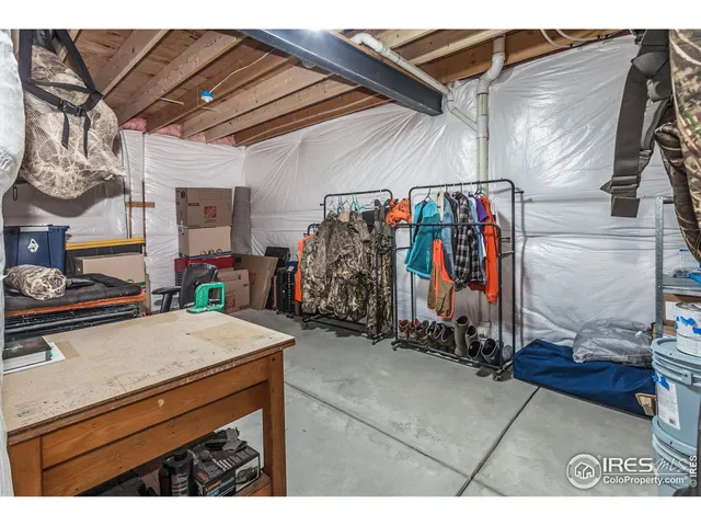 a view of storage and utility room
