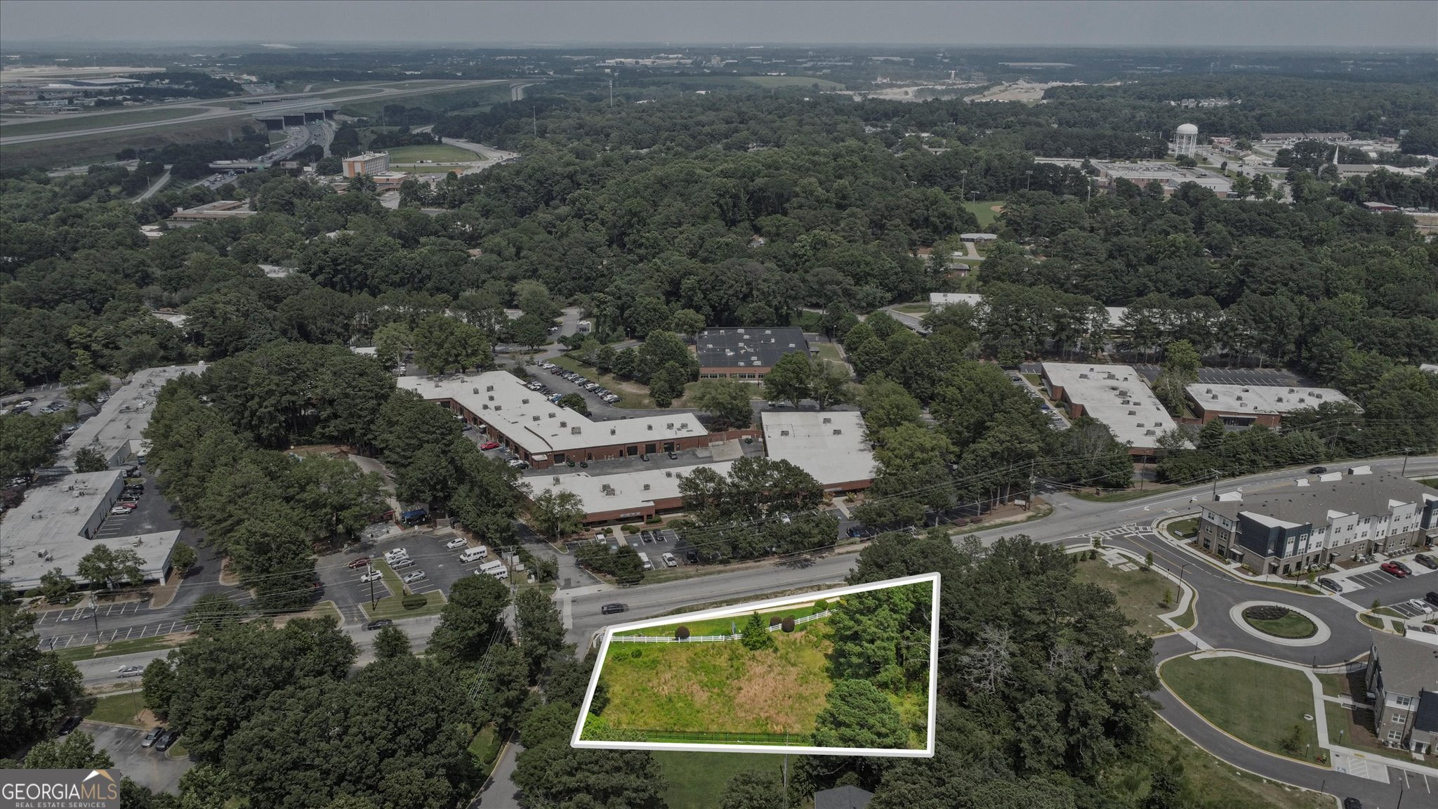0 West Fayetteville Road Atlanta, GA 30349 - Photo 13 of 18 an aerial view of residential house with outdoor space