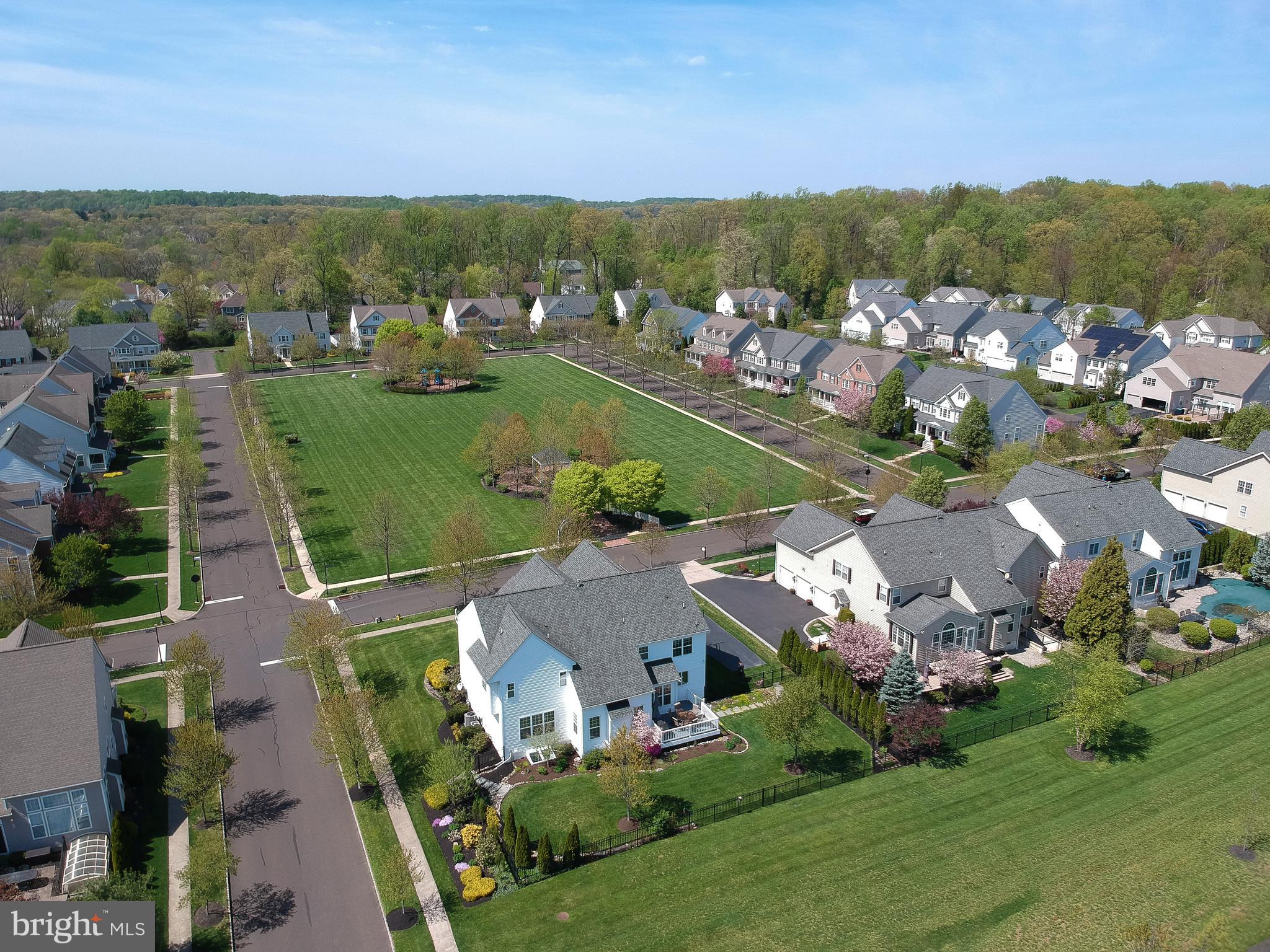 3830 Springtown Road Furlong, PA 18925 - Photo 48 of 48 Aerial of Rear of Home