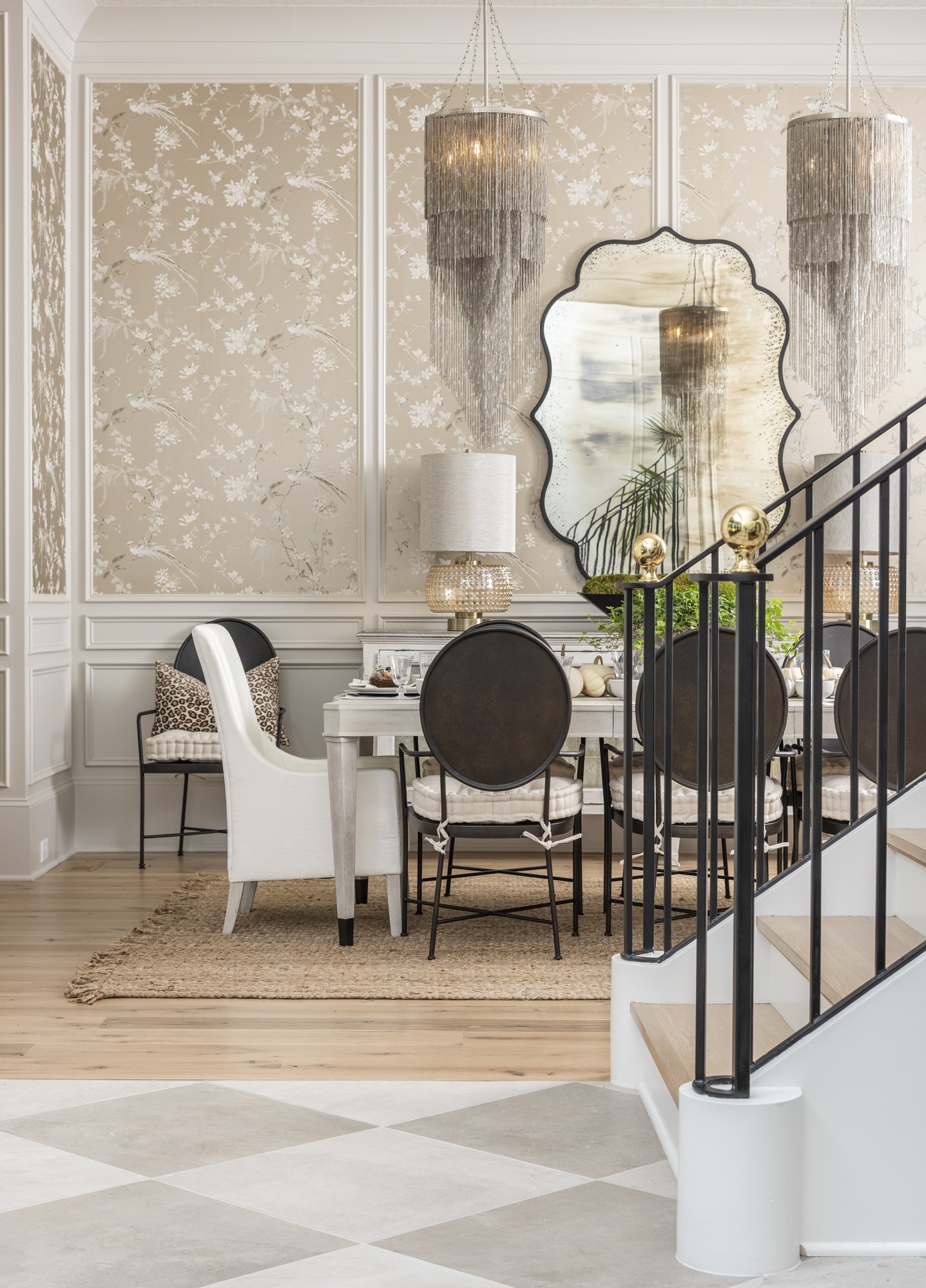 1561 Sunset Road Brentwood, TN 37027 - Photo 13 of 56 a view of hall way with furniture and chandelier