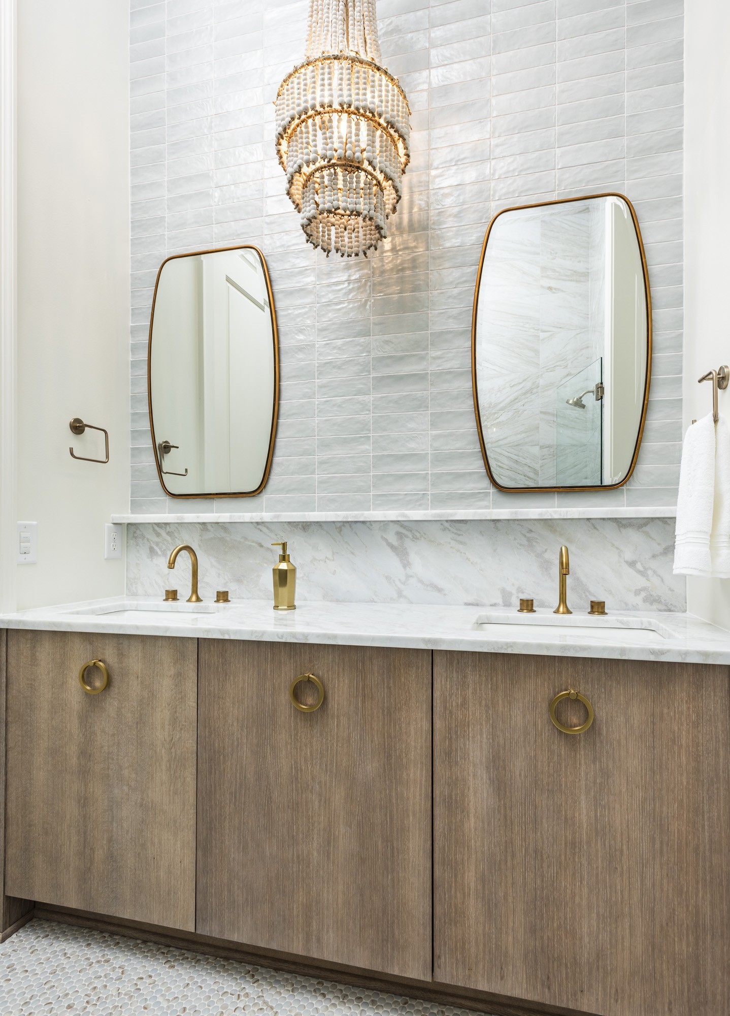 1561 Sunset Road Brentwood, TN 37027 - Photo 30 of 56 a bathroom with a sink and a mirror