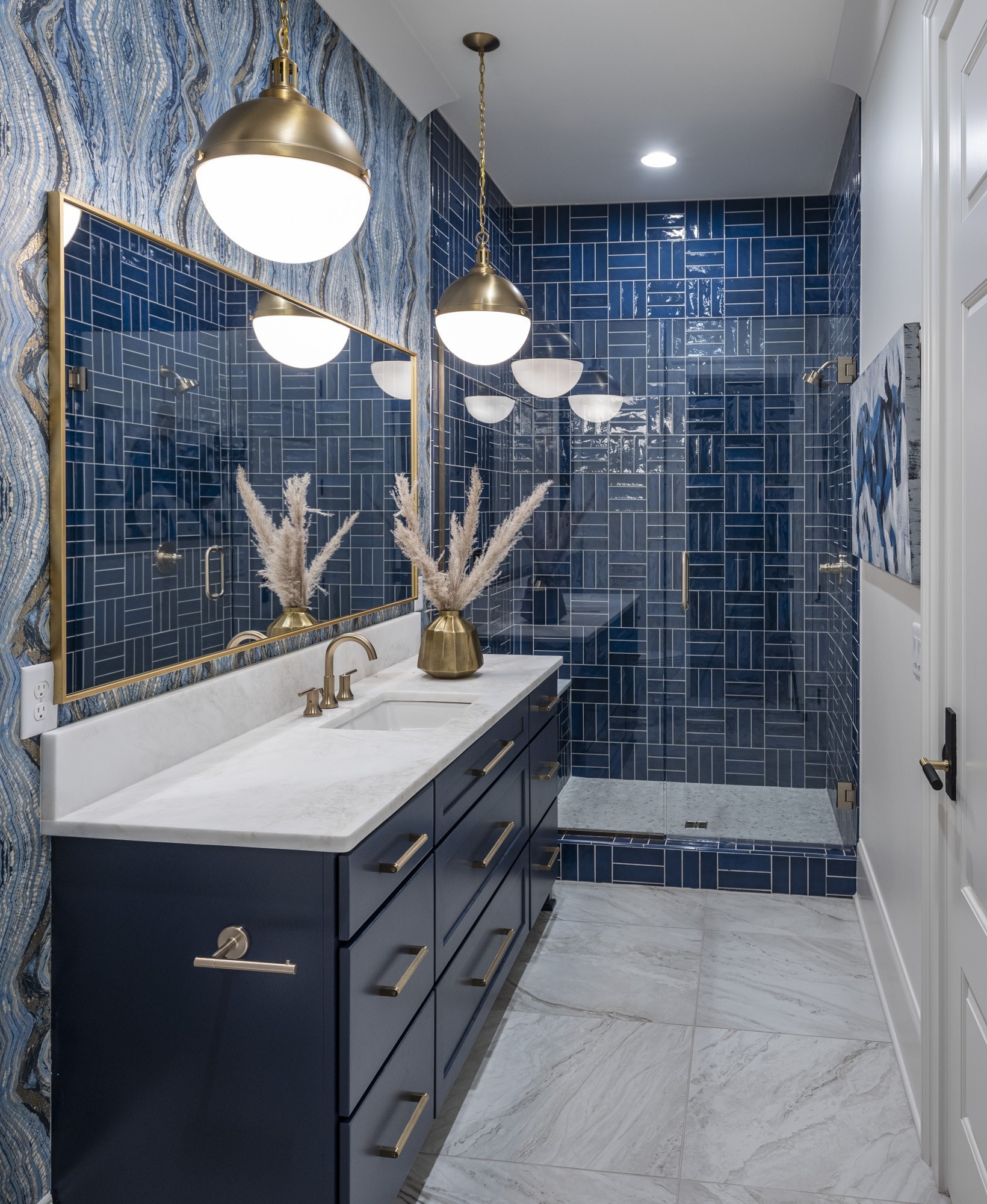 1561 Sunset Road Brentwood, TN 37027 - Photo 33 of 56 a bathroom with a sink a toilet and shower