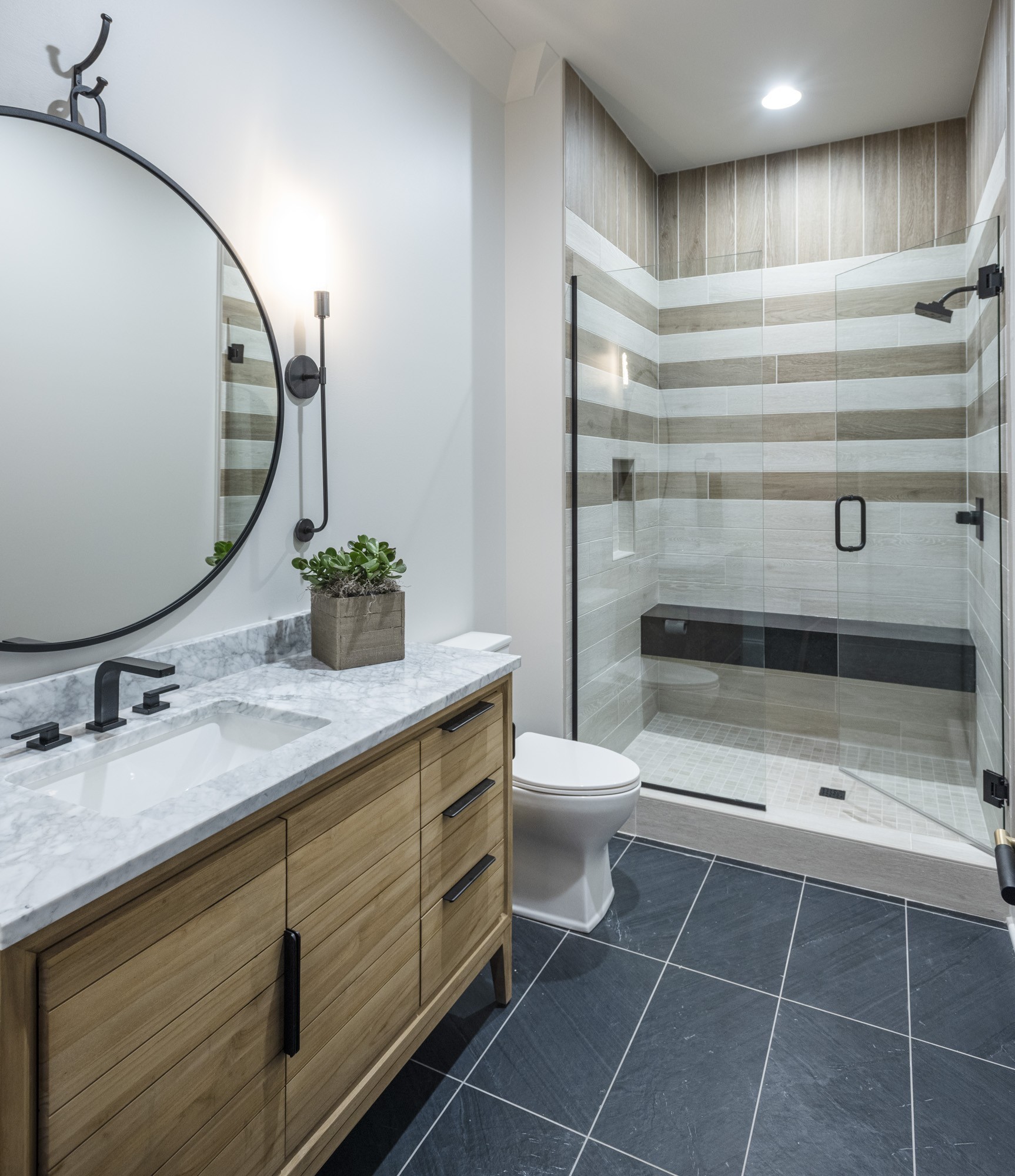 1561 Sunset Road Brentwood, TN 37027 - Photo 37 of 56 a bathroom with a sink and mirror