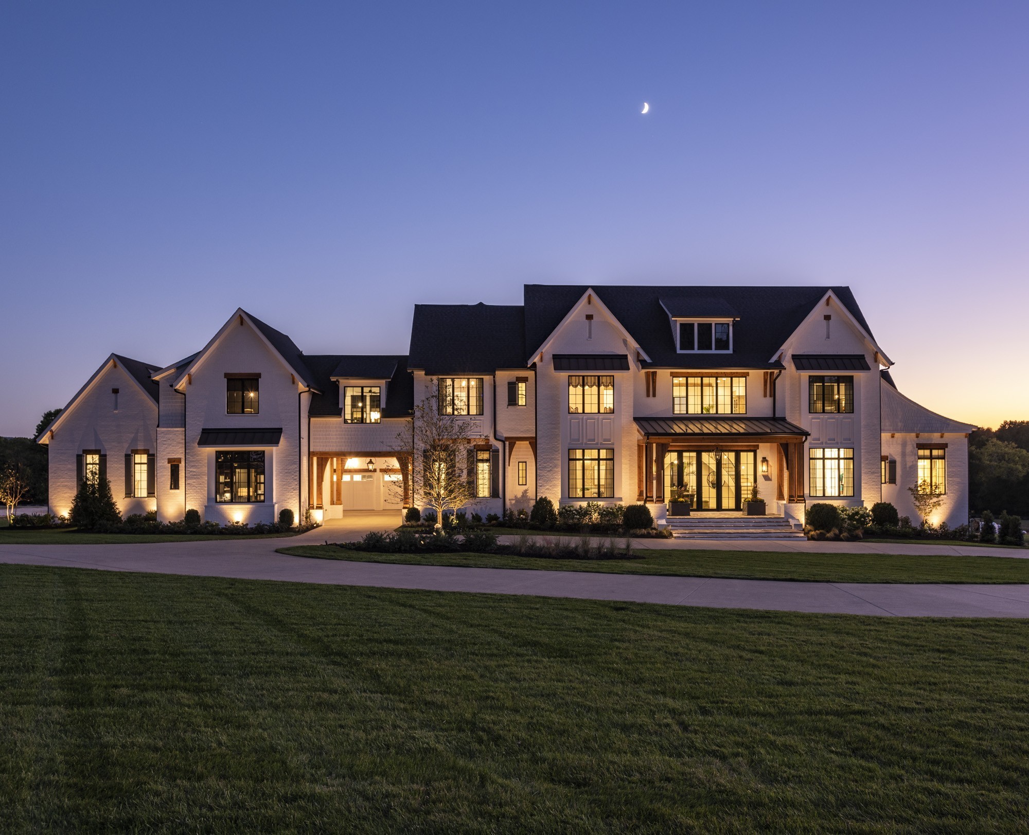 1561 Sunset Road Brentwood, TN 37027 - Photo 49 of 56 a front view of a house with a garden