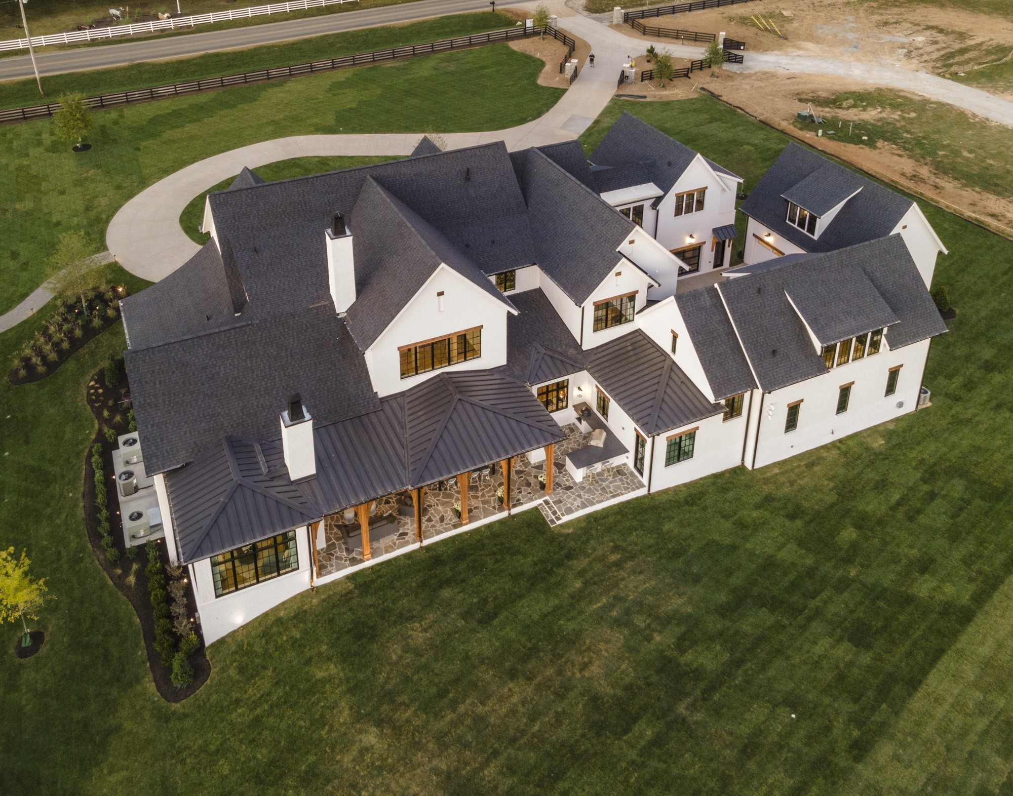 1561 Sunset Road Brentwood, TN 37027 - Photo 52 of 56 an aerial view of a house with a garden