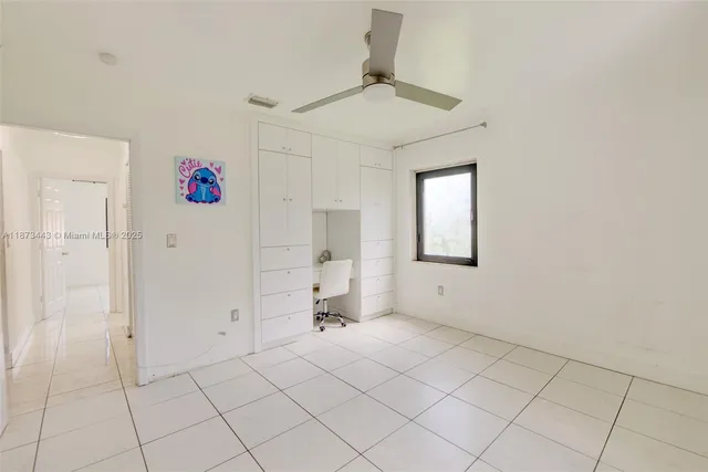 a view of an empty room