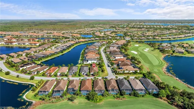 a view of a city with an ocean view