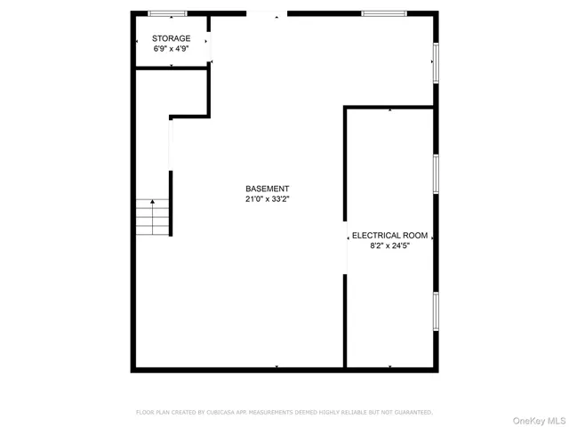 a picture of a white wall and a white refrigerator