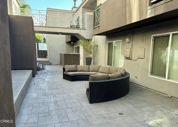 a view of balcony and patio