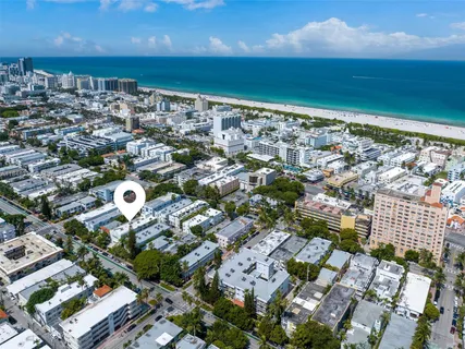 an aerial view of a city with lots of residential buildings