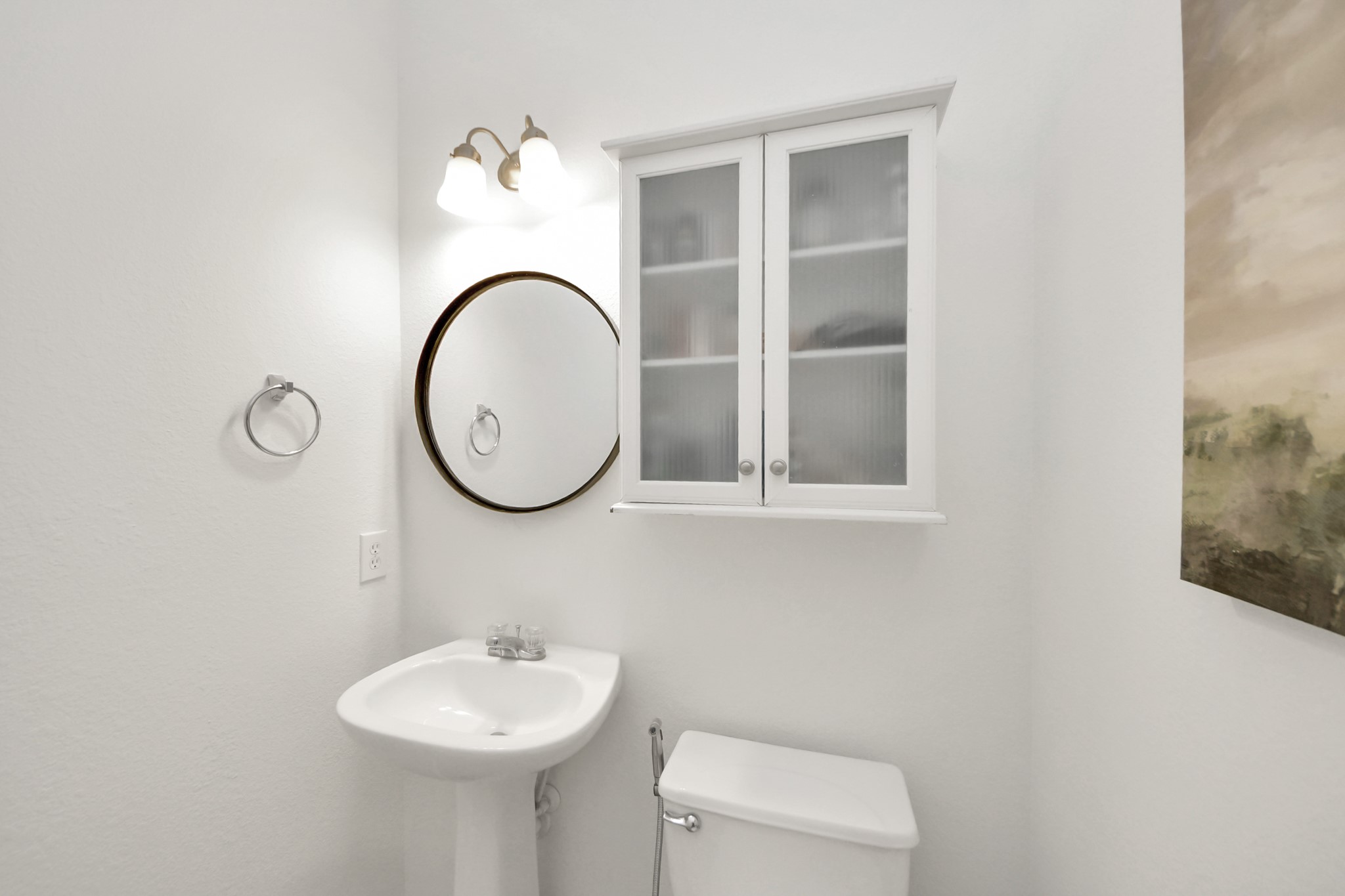 7619 Park Sage Lane Cypress, TX 77433 - Photo 29 of 48 a bathroom with a sink and a mirror
