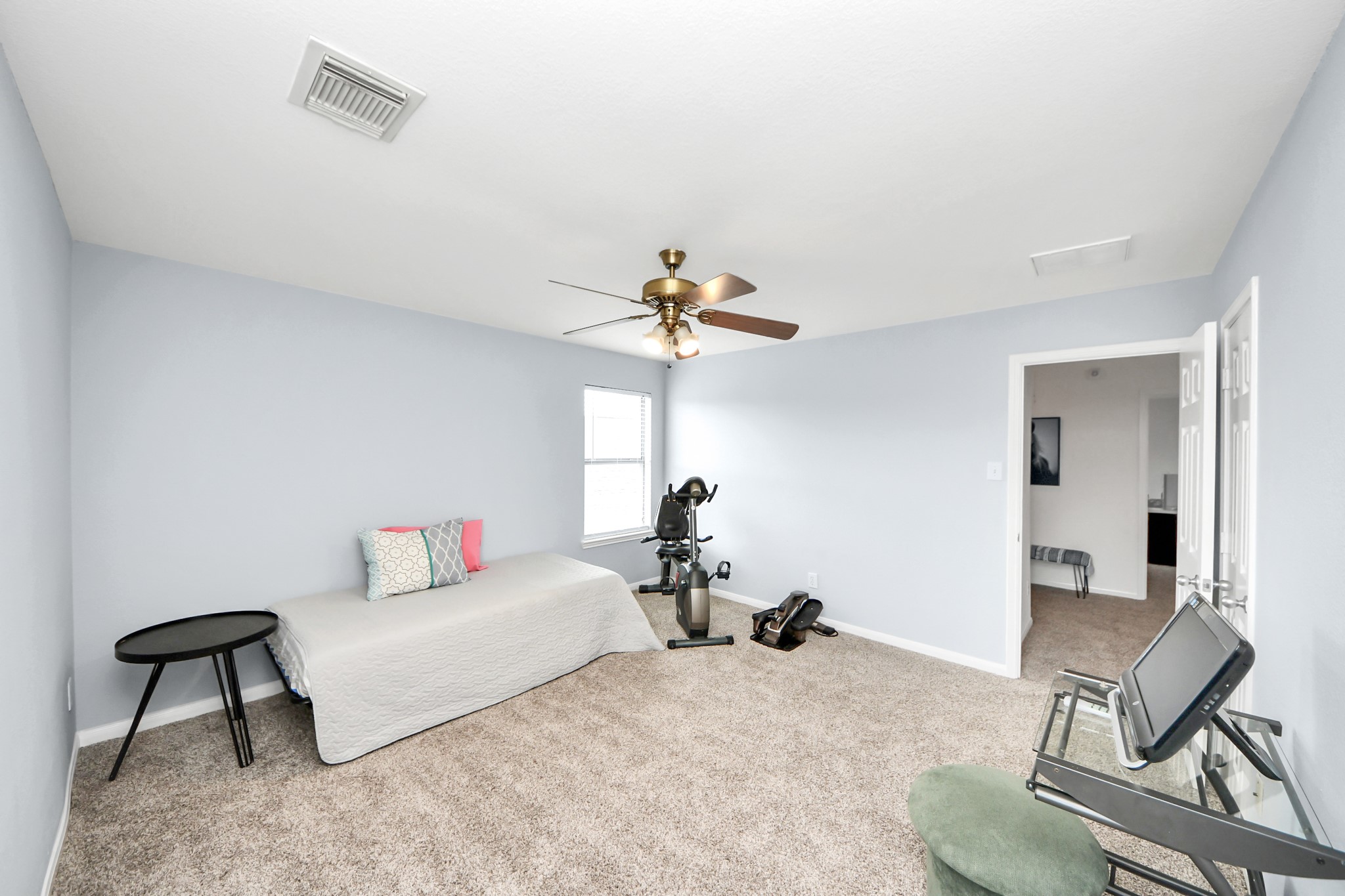 7619 Park Sage Lane Cypress, TX 77433 - Photo 41 of 48 a living room with furniture and a chandelier