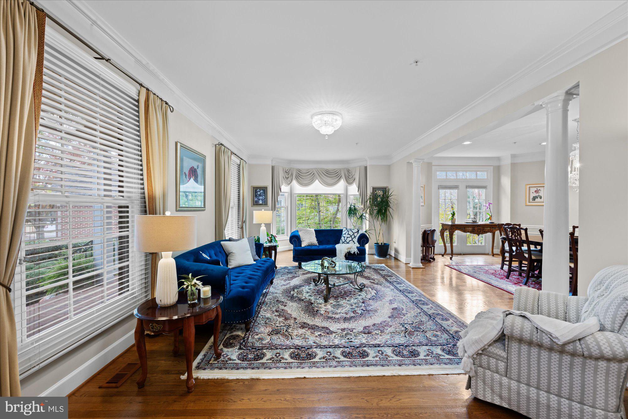 7822 Hidden Meadow Terrace Potomac, MD 20854 - Photo 6 of 29 a living room with furniture and a large window