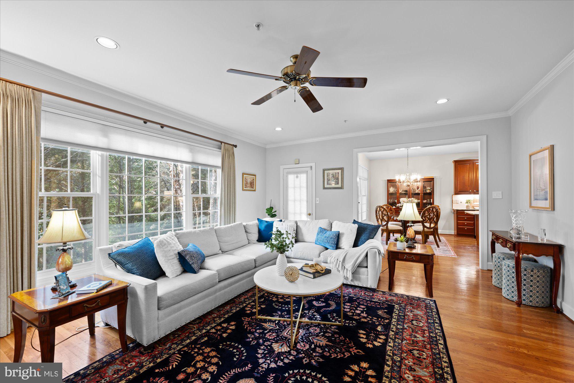 7822 Hidden Meadow Terrace Potomac, MD 20854 - Photo 9 of 29 a living room with furniture and a large window