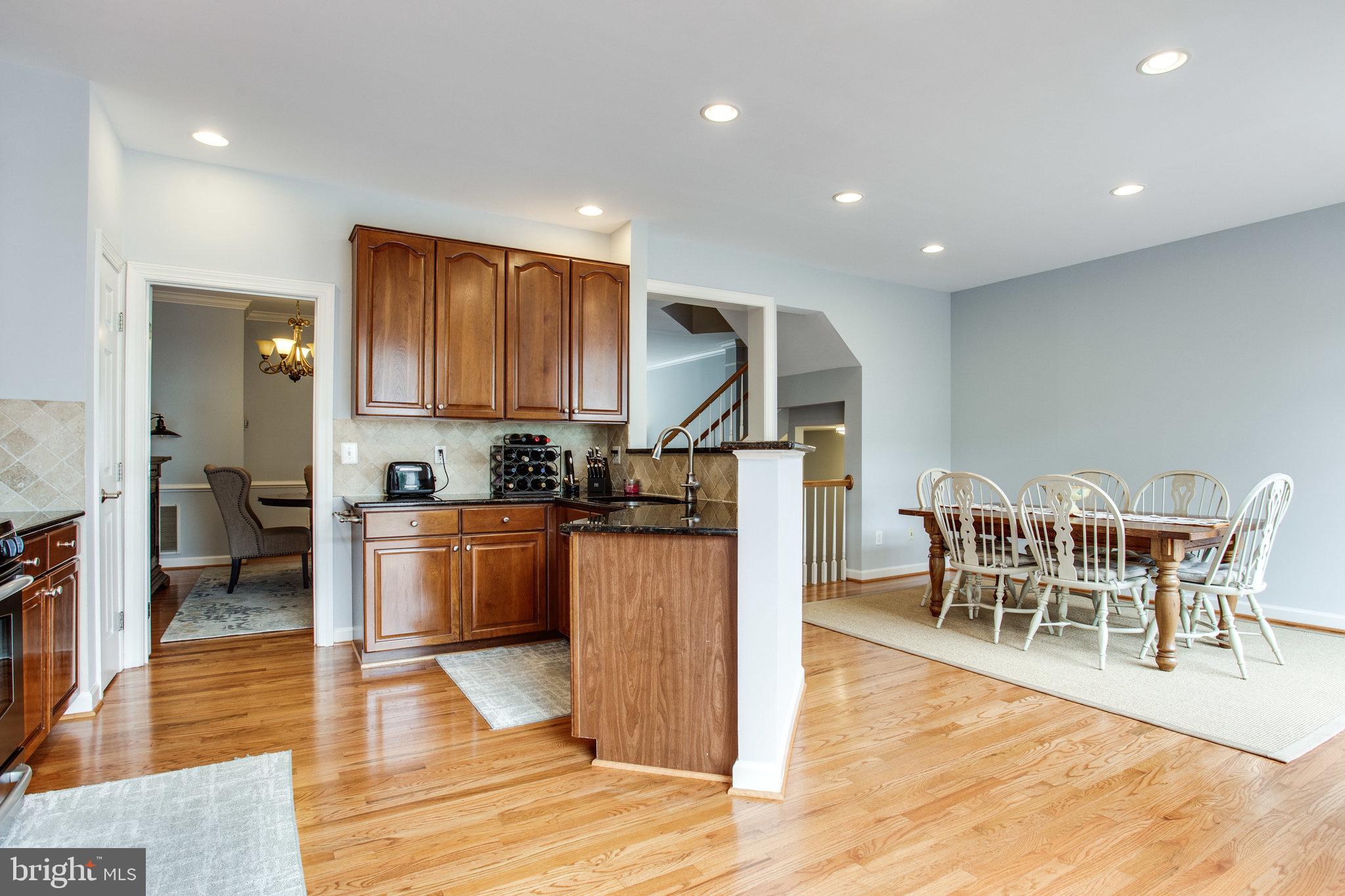 136 Roland Court Southwest Vienna, VA 22180 - Photo 27 of 67 Kitchen with beautiful hardwood floors!