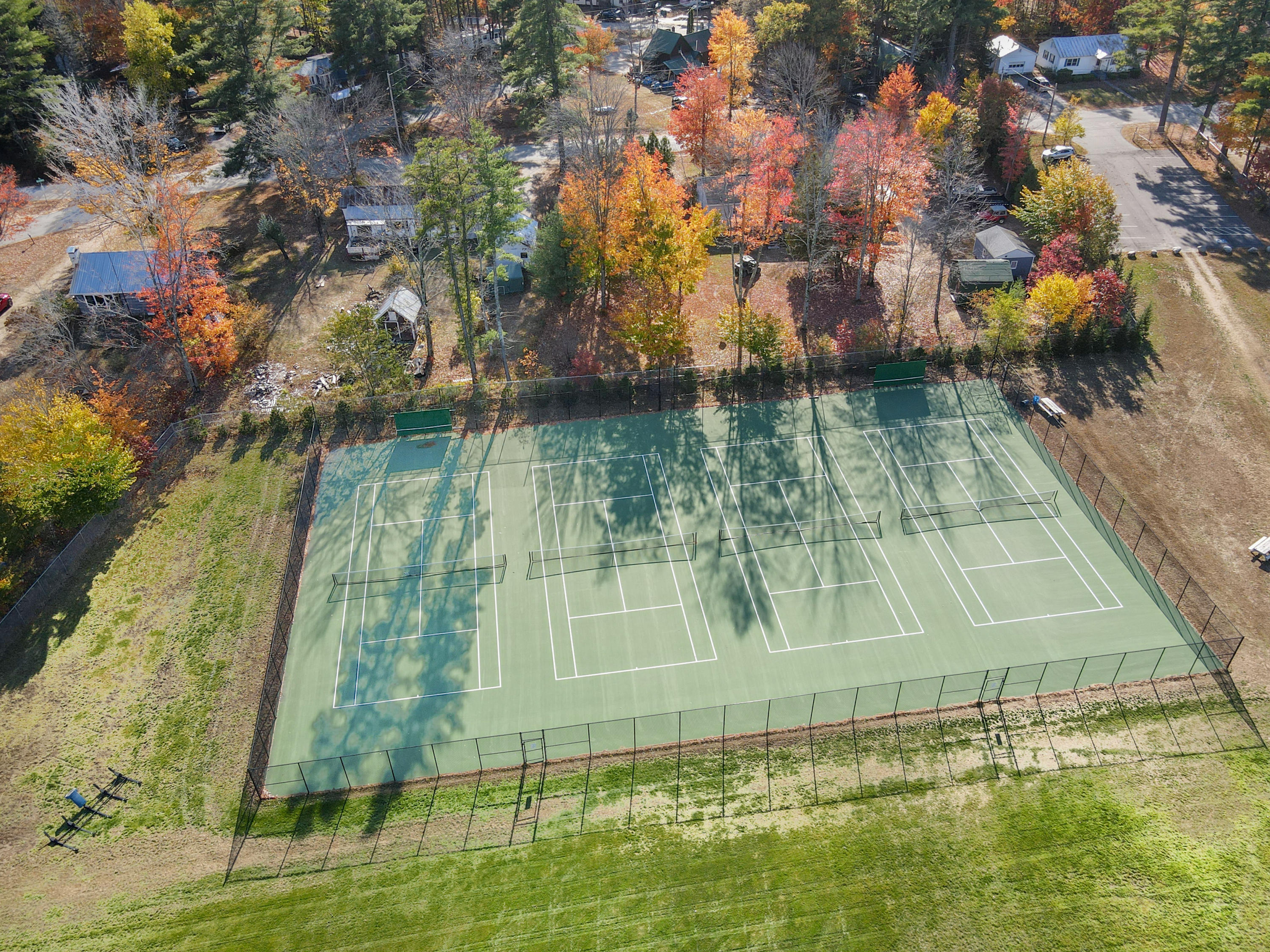 20 Howe Street Fryeburg, ME 04037 - Photo 33 of 40 Overhead View FA Tennis Courts