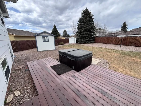 a view of a house with wooden floor