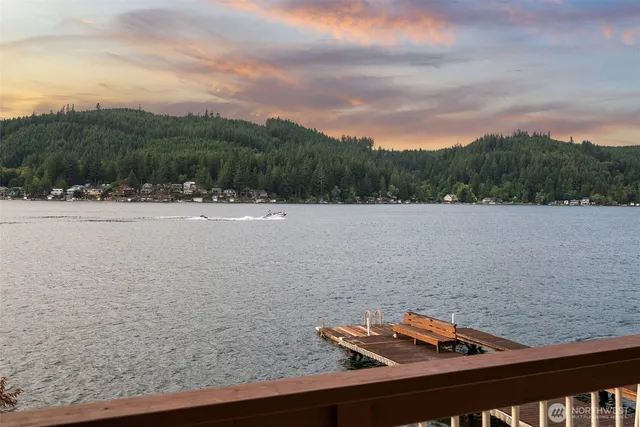 a view of lake view and mountain view