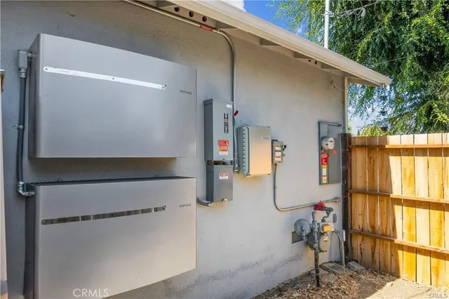 a view of storage and utility room