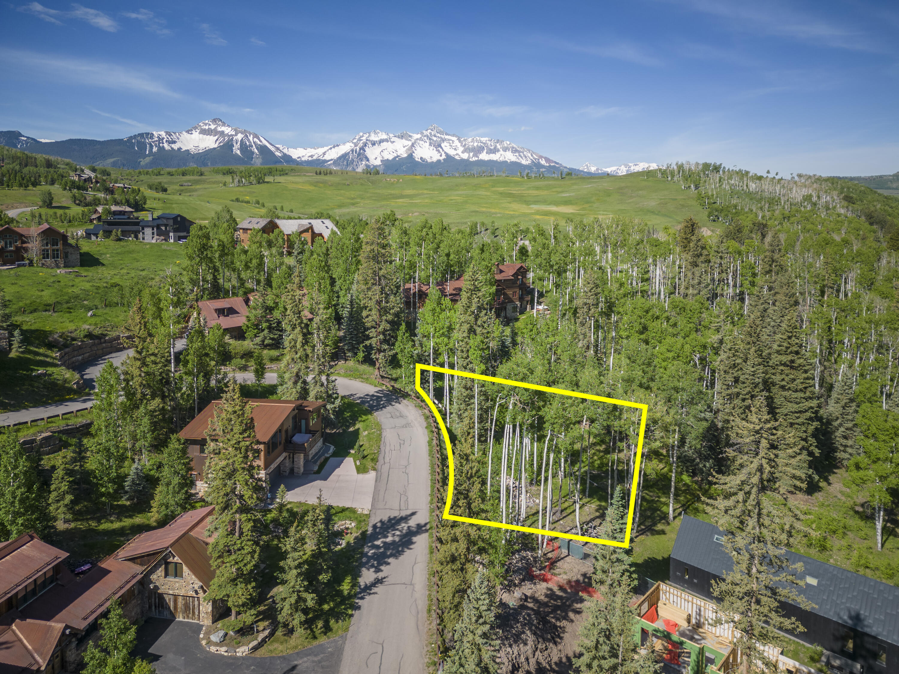 Tbd Adams Way Telluride, CO 81435 - Photo 3 of 14 a view of a city from a balcony