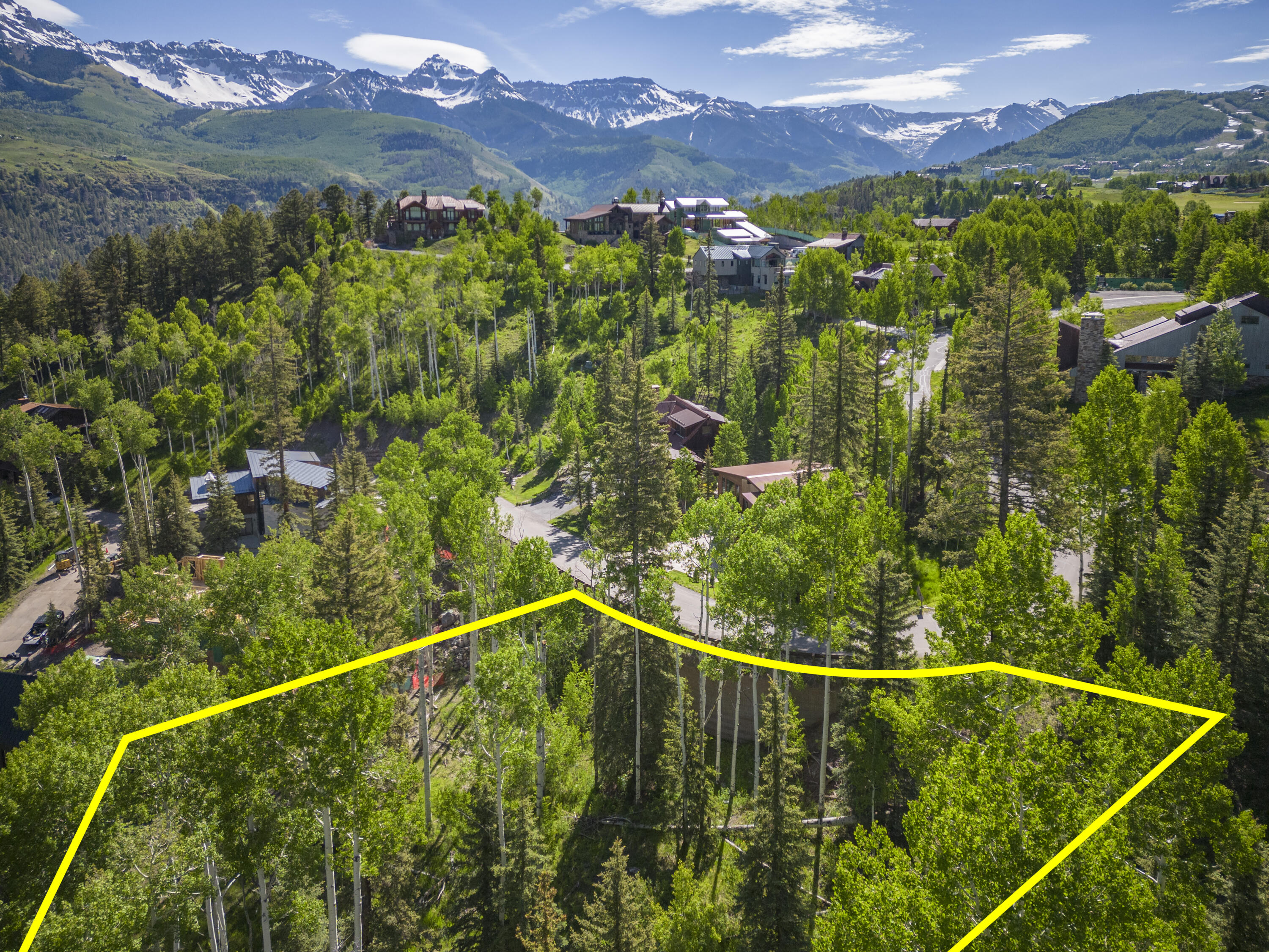 Tbd Adams Way Telluride, CO 81435 - Photo 10 of 14 a view of a yard with a tree