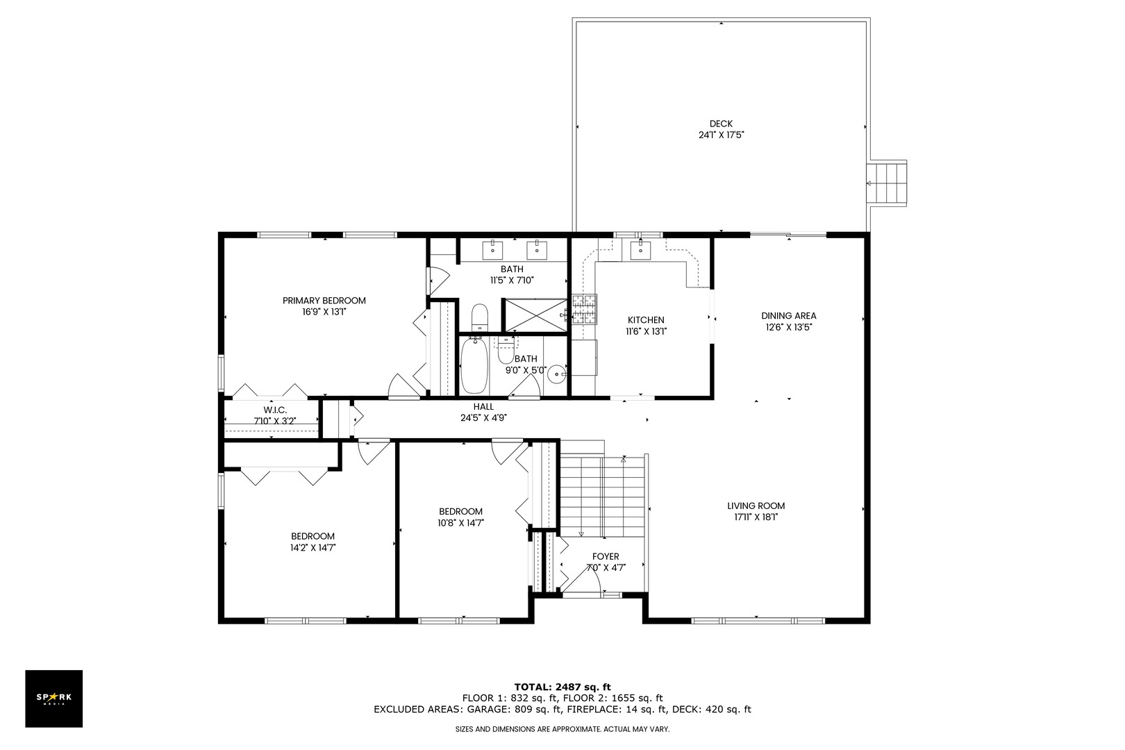 727 Old Hunt Road Fox River Grove, IL 60021 - Photo 26 of 26 a picture of floor plan