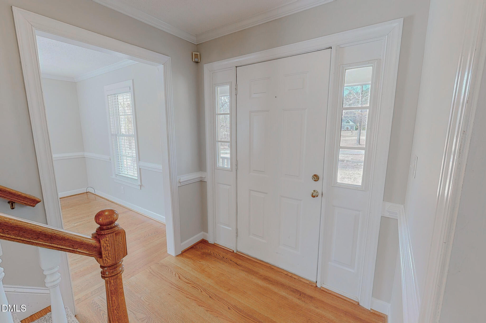 202 Equestrian Chase Rougemont, NC 27572 - Photo 18 of 54 a view of a livingroom with wooden floor and closet area