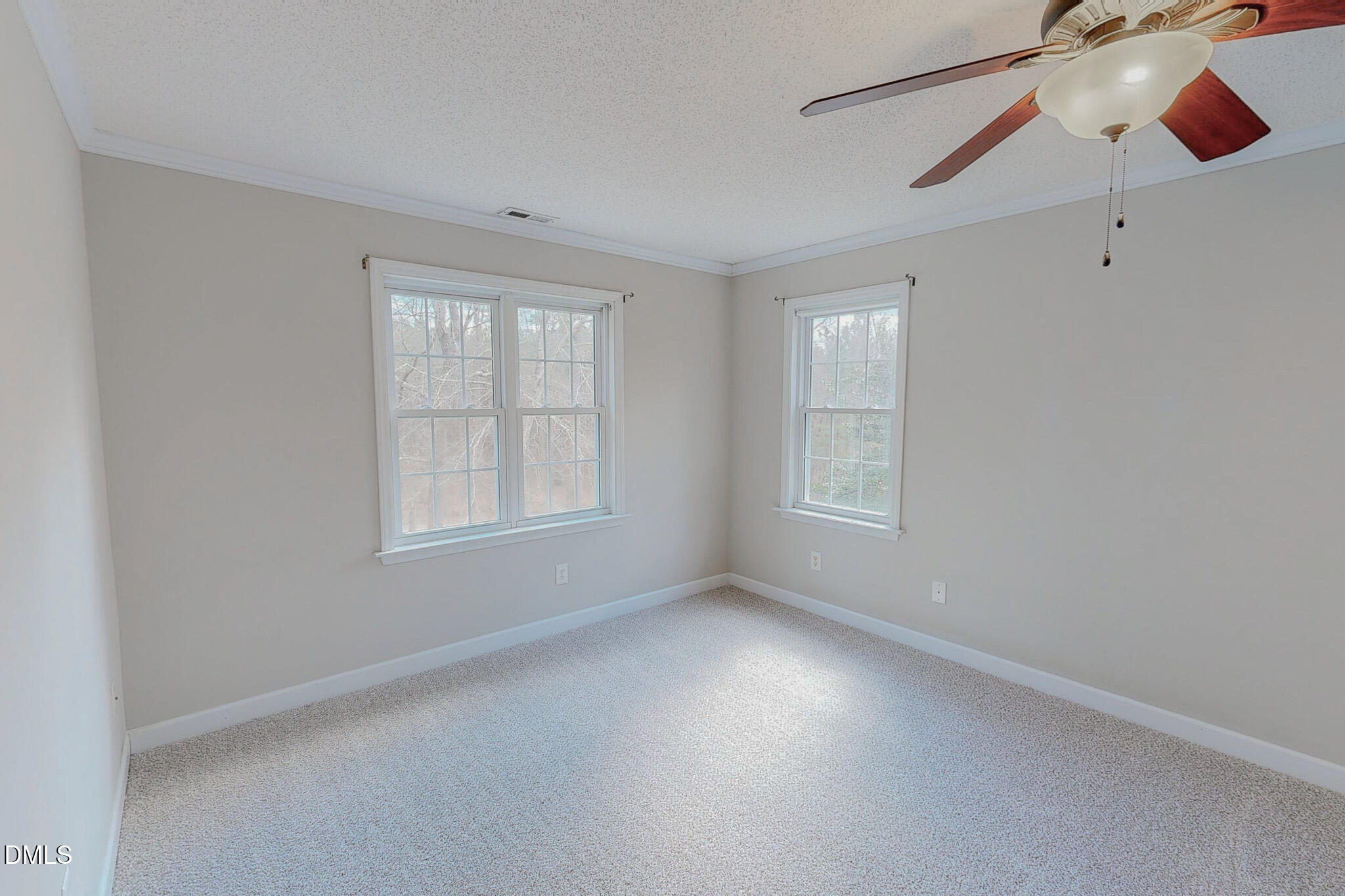 202 Equestrian Chase Rougemont, NC 27572 - Photo 30 of 54 an empty room with windows and fan