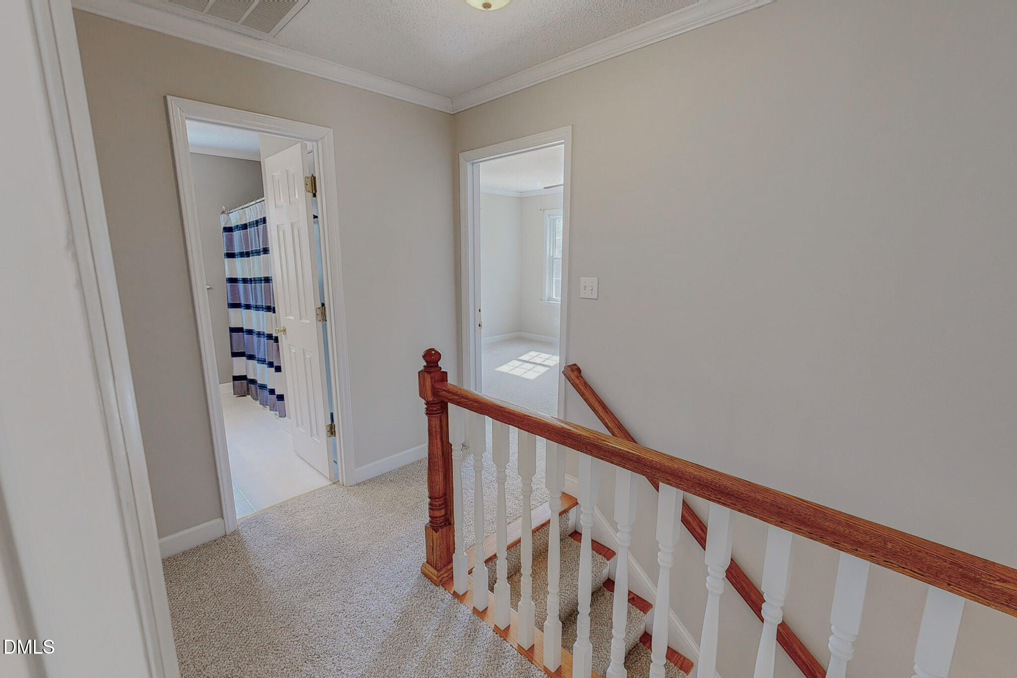 202 Equestrian Chase Rougemont, NC 27572 - Photo 36 of 54 a view of a hallway with stairs