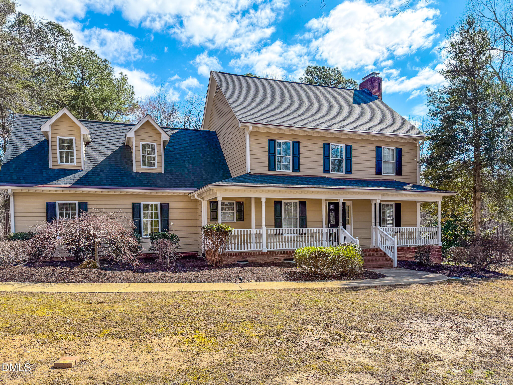 202 Equestrian Chase Rougemont, NC 27572 - Photo 44 of 54 a front view of a house with garden
