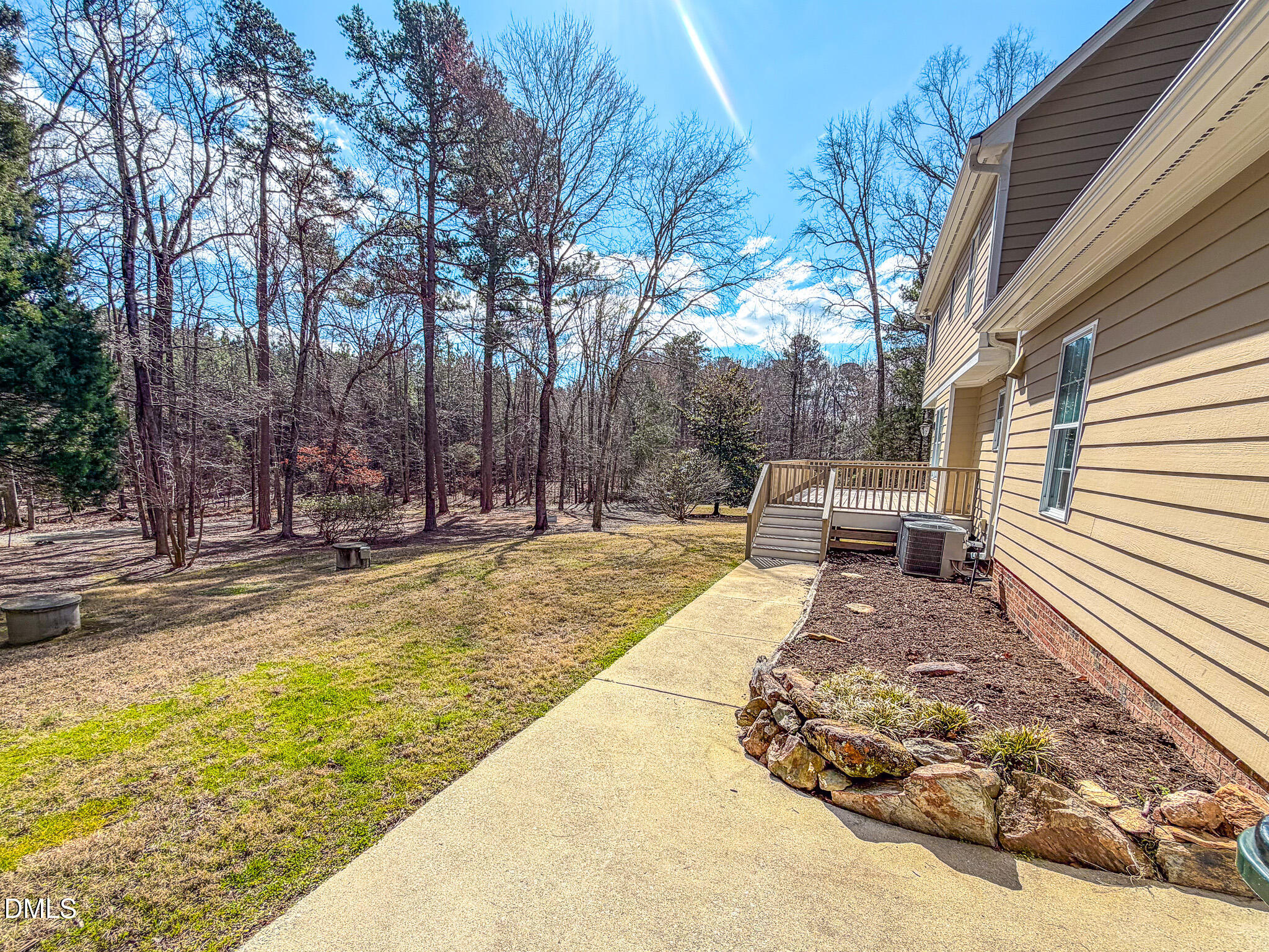 202 Equestrian Chase Rougemont, NC 27572 - Photo 7 of 54 a view of yard with swimming pool and sitting area