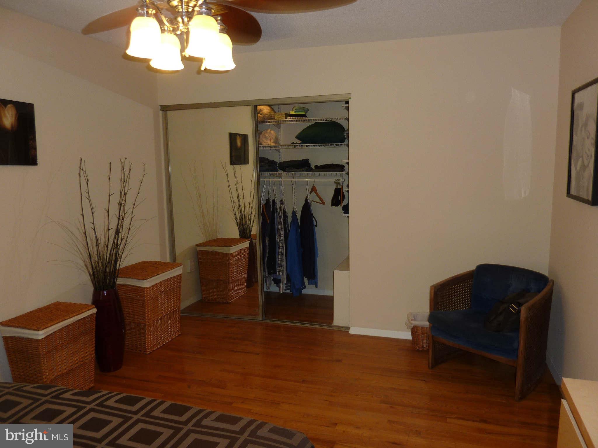 1304 Northgate Square Reston, VA 20190 - Photo 9 of 23 Bedroom (Master) note full wall of closet