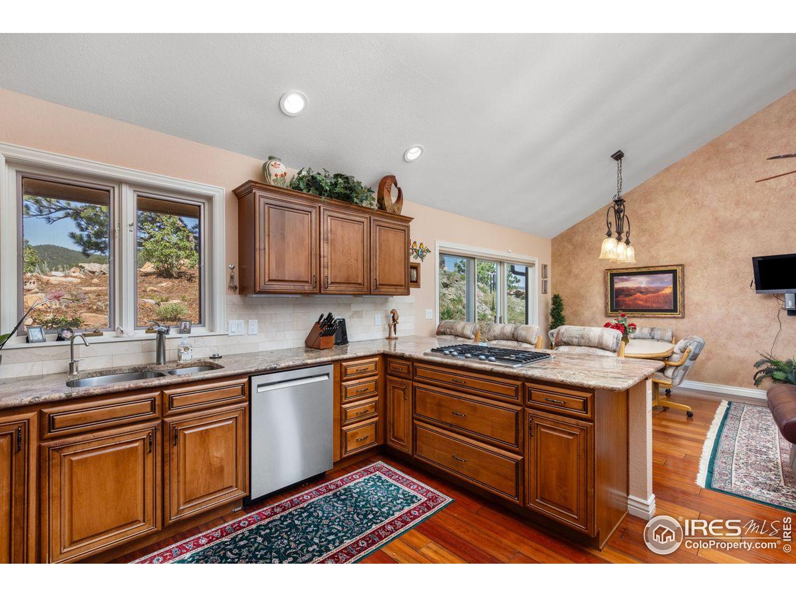 6183 Red Hill Road Boulder, CO 80302 - Photo 5 of 34 a kitchen with a sink and cabinets