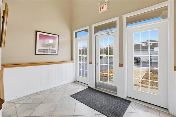 a view of a lake view with a big yard