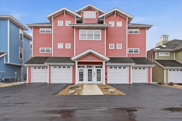 an aerial view of a city with lots of residential buildings
