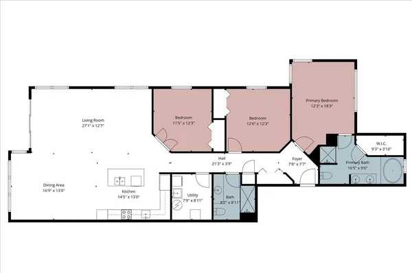 a view of a house with a wooden deck