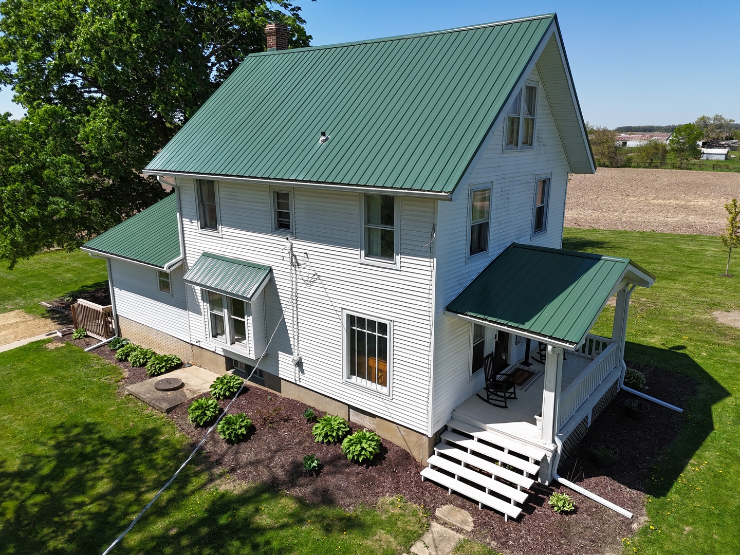 4895 West Stephenson St Road Freeport, IL 61032 - Photo 12 of 66 a aerial view of a house with a yard