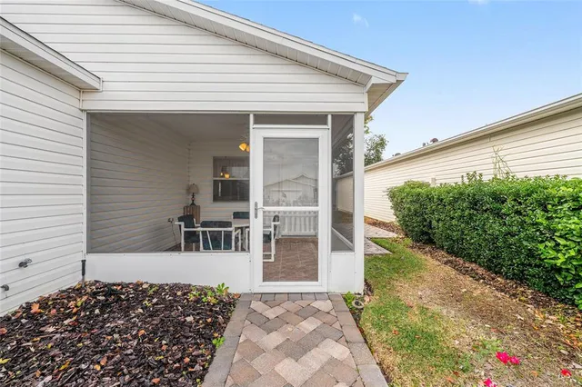 a house view with a outdoor space