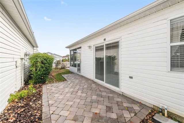 a view of a back yard of the house
