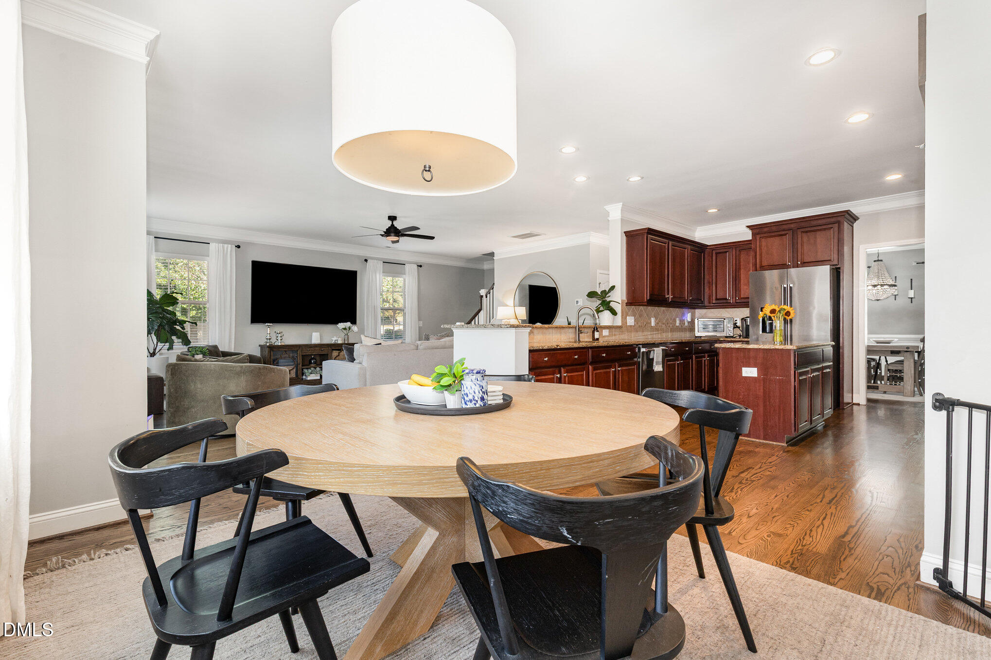 1956 Lazio Lane Apex, NC 27502 - Photo 17 of 47 a view of a dining room with furniture